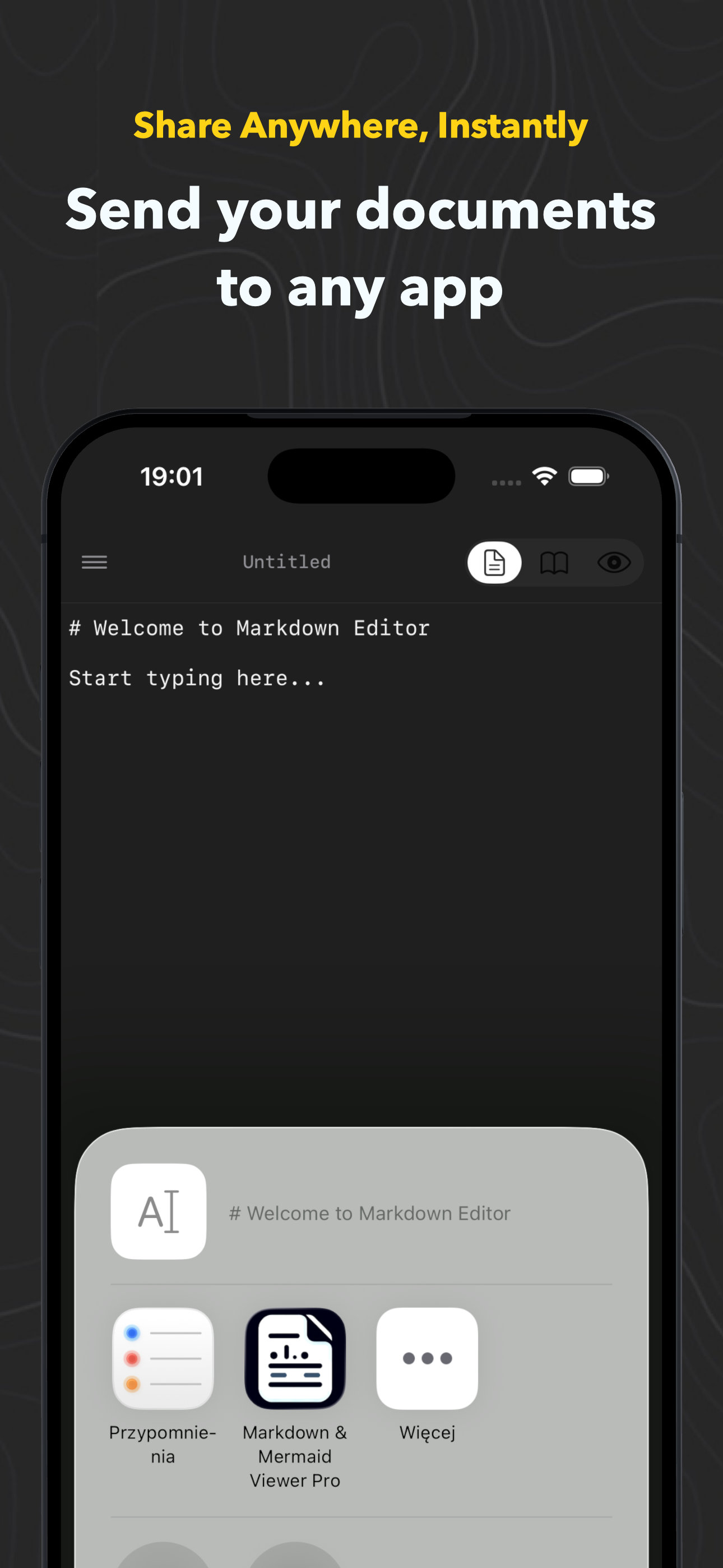 MarkdownEditor iPhone screenshot 5